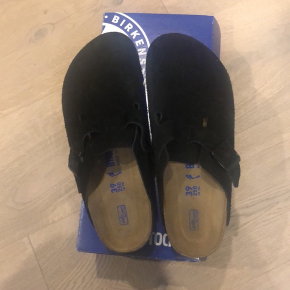 Birkenstock Boston BS Black Narrow Fit - Picture 3 of 4